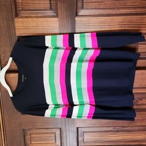 BR Striped Merino Wool Sweater